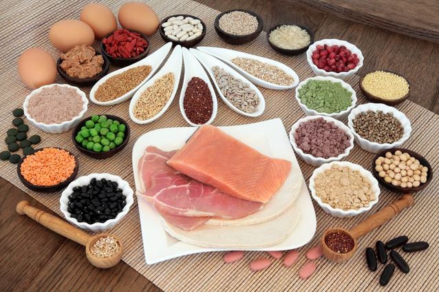 Thực phẩm cho chế độ ăn giàu protein